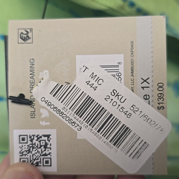 John Mark Multicolor Bohemian Blouse, Size 1X, NWT - Picture 4 of 5